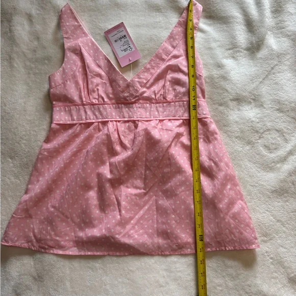 Lilly Pulitzer White Label - Jesse Top - Iced Pink - polka dots - Picture 6 of 7